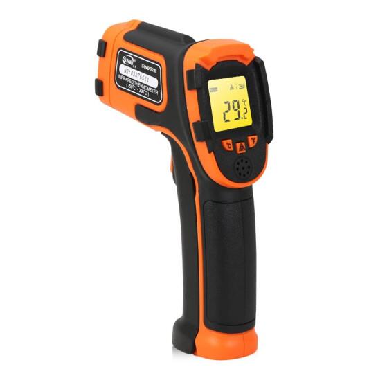 Infrared Thermometer Handheld Temperature Measuring Gun High Precision Industrial Temperature Measuring Gun Water Temperature Oil Temperature Electronic Thermometer Range: - 50-390 ℃