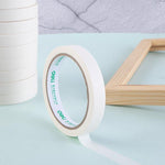 Adhesive Masking Tape General Purpose Painter's Tape Bulk for Painting, Labeling, Packing, Craft, Home, Office, School 15mm * 20Y * 145um White (10 Rolls / Drum)