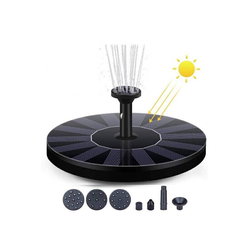 Solar Fountain Floating Micro Fountain With Battery Outdoor Garden Garden Rockery Landscaping Water Pump 1w Solar Fountain