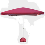 Outdoor Sunshade Large Stall Umbrella Large Umbrella Sun Umbrella Ground Stall Beach Umbrella Stall Umbrella 3.0 × 3.0m